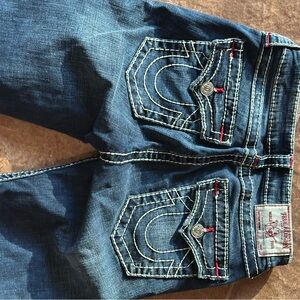 True Religion Indigo Denim with Contrast Stitching